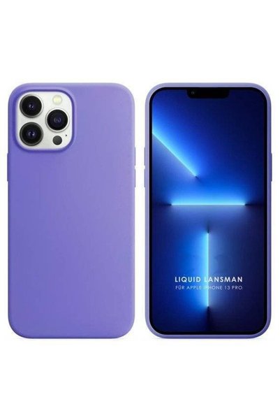 PiyasaSepeti Apple iPhone 14 Pro Max 6.7'' Liquit Launch Silicone Lilac