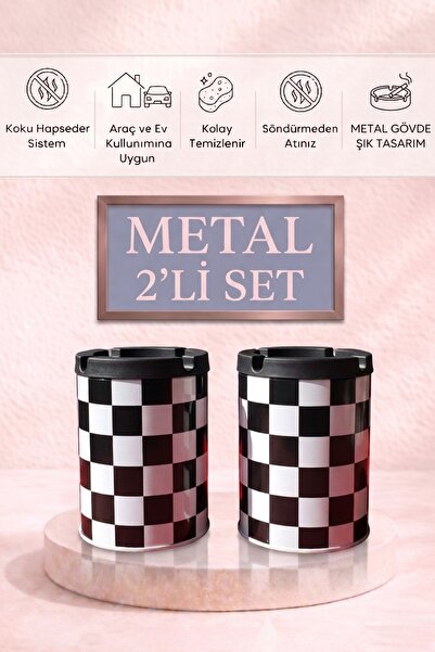 LE PARİS Σετ 2 τεμαχίων με σχέδια, άοσμο τασάκι |   Χωρίς καπνό |   Διακοσμητ...