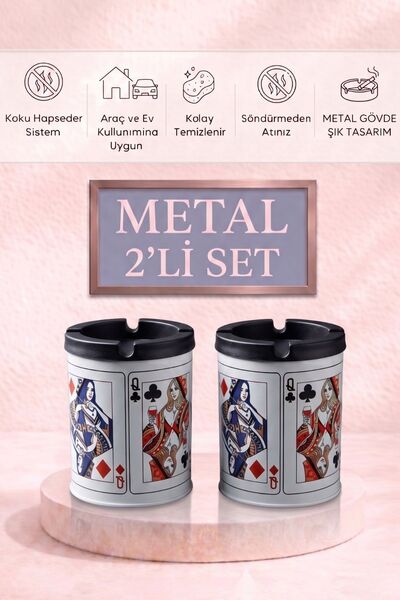 LE PARİS Με σχέδιο 2 Μεταλλικά Τασάκια Στάχτης |   Σπίτι |   Τασάκι αυτοκινήτ...