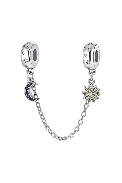 Fubena Güneş ve Ay Sallantılı Zincirli Charm