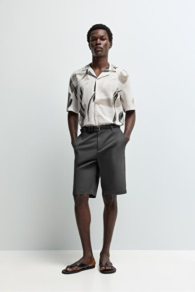 LEFTIES Slim fit chino bermuda şort