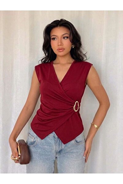 ns nirvana secret ΝΕΟ ΠΡΟΪΟΝ Γυναικεία Μπλούζα με Διπλό Στήθος, Αμάνικη με Κο...