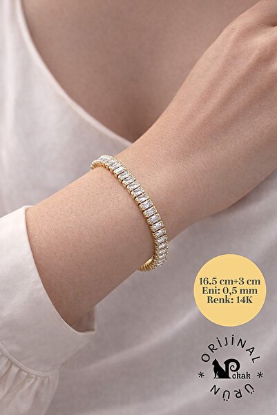 XUPING JEWELRY POKAK 14K Altın Kaplama Zümrüt Kesim Su Yolu Kadın Kararmaz Vi...