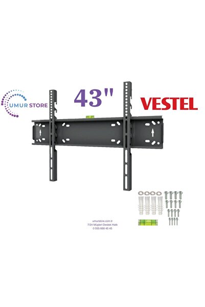 Vestel 55” 55UV9750 43”- 65” inç Lcd Led Televizyon Sabit Duvar Askı Aparatı