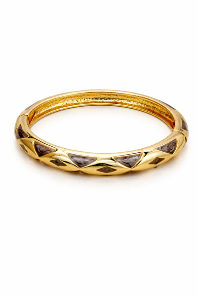 AUBRA Sovia Kelepçe Bracelet Brown and White Color Elegant Appearance