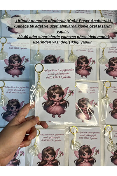 İBAHEDİYELİK Nikah Düğün Kına Söz Nişan Baby Shower İnci İstiridye Anahtarlık...