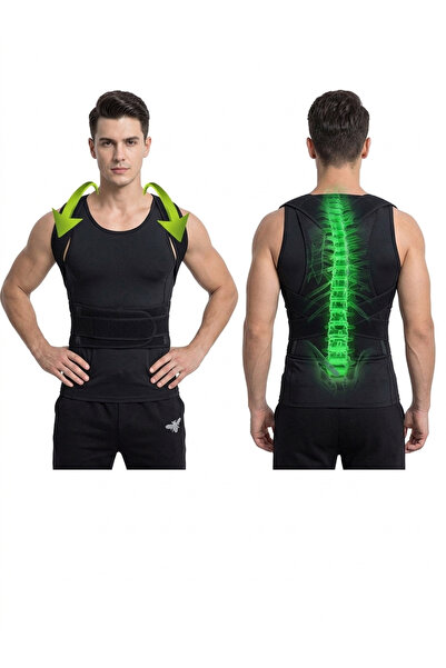 Ankaflex Κορσές με μπανέλες Ορθοπεδικός Κορσές Πλάτης για Αντικαμπούραλισμο κ...