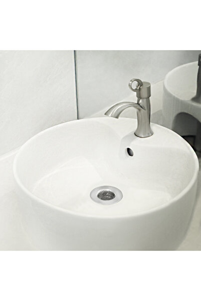 ZUZU MADE 7 cm Paslanmaz Çelik Lavabo Süzgeci Standart Ebat Lavabo Süzgeci Banyo Mutfak Evye Süzgeci