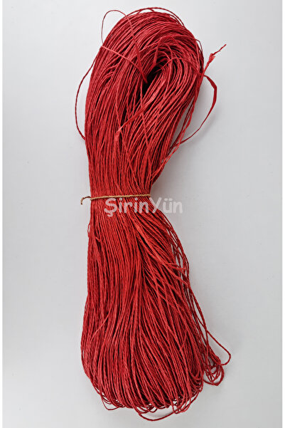 Şirin Yün Çile Kağıt Ip Kırmızı 240-250 gram