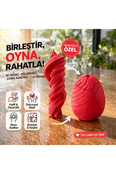 neohobi neodymium mıknatıs tedarik merkezi KırmızıTwist Spinner Stres Topu – ...