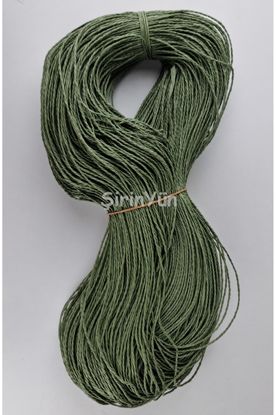 Şirin Yün Çile Kağıt Ip Koyu Çağla 240-250 gram