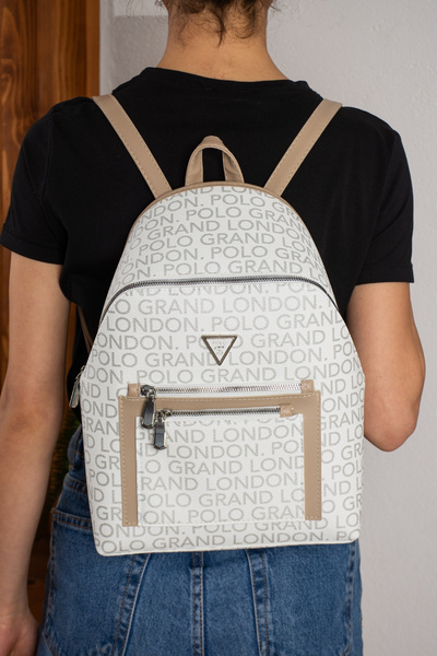 POLOGRAND London Τσάντα πλάτης και ώμου γυναικεία, πολυτελές μοντέλο Comfort,...