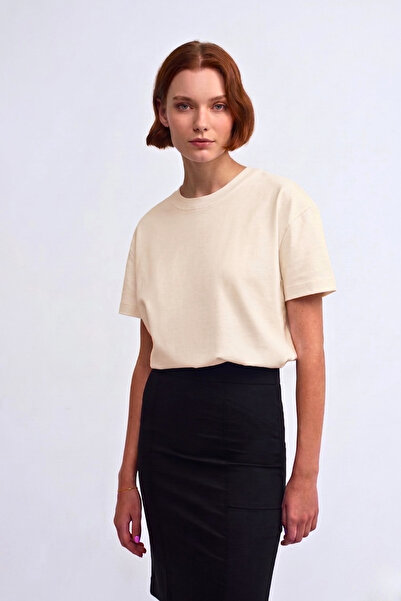 GUARAZ Γυναικείο μπλουζάκι με στρογγυλή λαιμόκοψη από 100% οργανικό βαμβάκι, ...