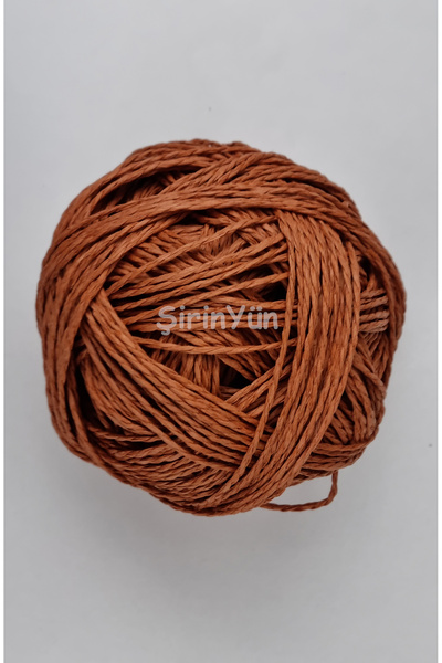 Şirin Yün Sarılmış Kağıt İp 100 Gram Taba