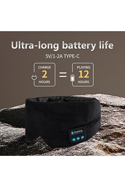 Arabest Bluetooth Sleep Eye Mask Headphones,Adjustable,V5.2,2-Hour Charge