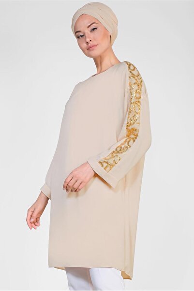 Alvina Tunic with Pul Painted Sleeves 4432
