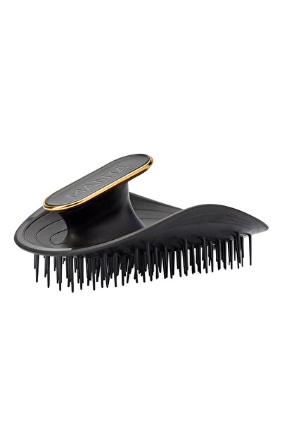 Manta Hair Kırılma Önleyici Esnek Ve Hassas Saç Fırçası Gold/black