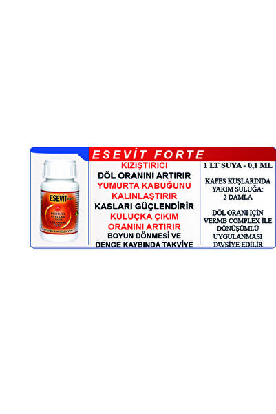 VERMX-TR DOĞAL HAYVAN SAĞLIĞI ÜRÜNLERİ Esevit Forte
