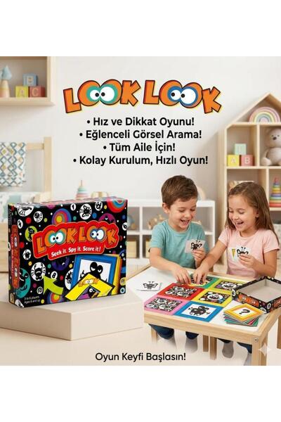 Tıfıl Toys Ailenin Yeni Favorisi: Look Look Eğitici Kutu Oyunu Hızını Konuştur!