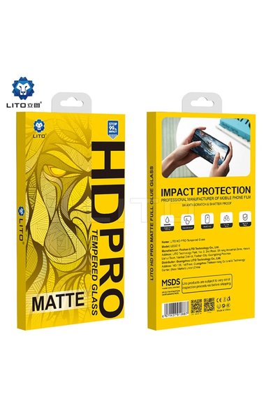Lito HD Pro iPhone 17 Air Mat Ekran Koruyucu