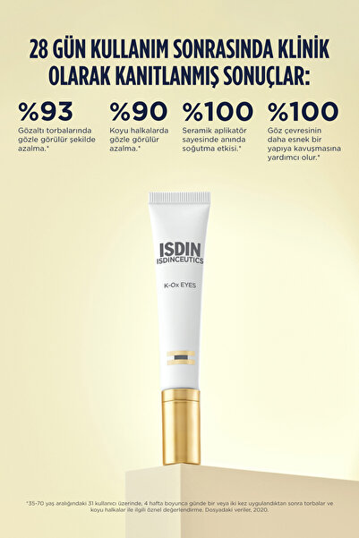 ISDINCEUTICS K-ox Eyes Koyu Halka Karşıtı Nemlendirici & Aydınlatıcı Etkili Göz Kremi 15ml