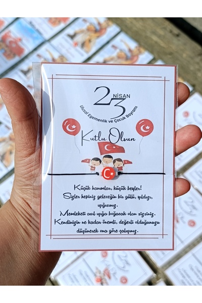GHL STORY 23 NİSAN,23 NİSAN HEDİYELİK, AY YILDIZLI BİLEKLİK, ŞANS BİLEKLİĞİ 1...