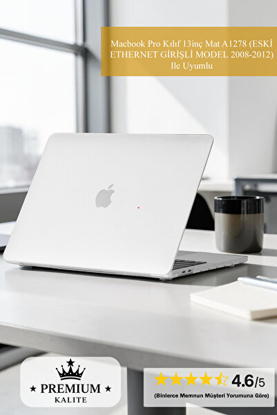 Mcstorey Macbook Pro Kılıf 13inç Mat A1278 (ESKİ ETHERNET GİRİŞLİ MODEL 2008-...