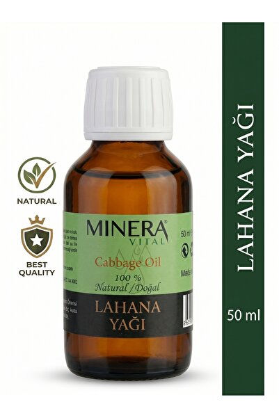 MİNERA VİTAL زيت الكرنب 50 مل (زيت بذور الكرنب) زجاجة زجاجية نقية 100% معقولة...