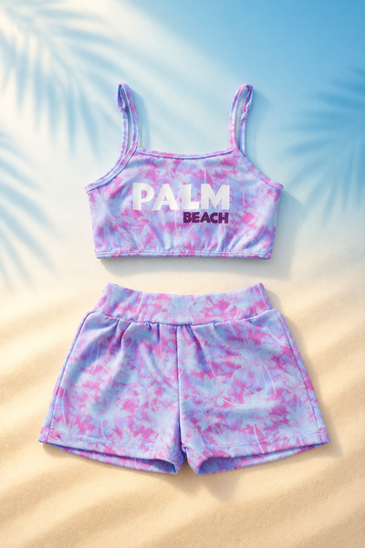 Beniizle Παλμ Μπιτς με τύπωμα Κοριτσίστικο Μαγιό