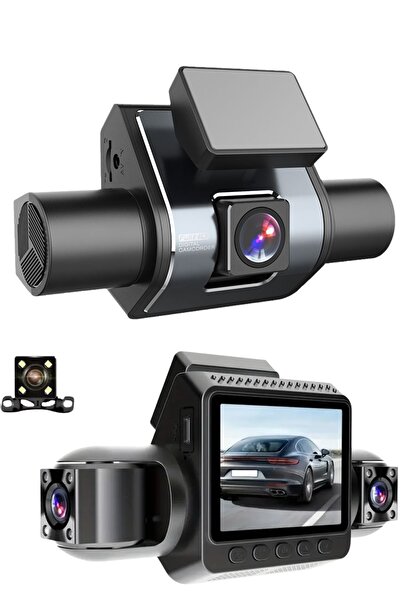 Zineets 360 4 Kameralı Wifi 1080p Araç içi Lcd Ekranlı Gece Görüşlü G-sensör ...