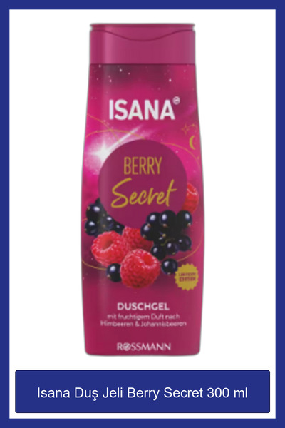 ISANA Duş Jeli Berry Secret 300 ml