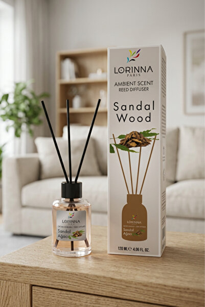 Lorinna Paris Sandal Wood Bambu Çubuklu 120 ml Oda Kokusu