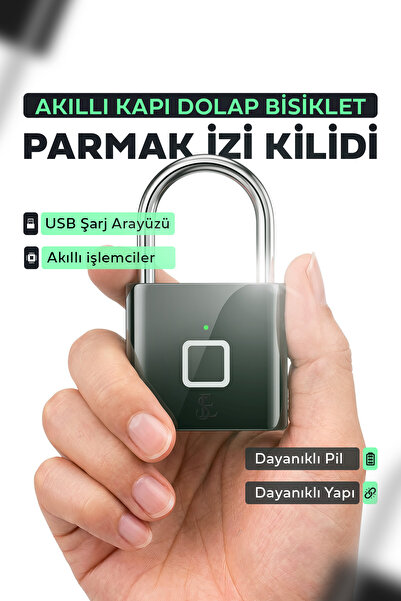 EN SİGA Akıllı Asma Kilit Güvenlik Kilidi Kapı Dolap Bisiklet Kilidi
