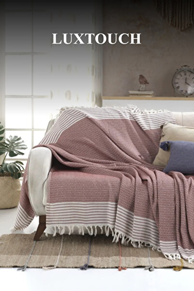 Lux Touch Πλακάκι Bergama Buldan Βαμβακερό Σάλι Καναπέ - 170x220 εκ.