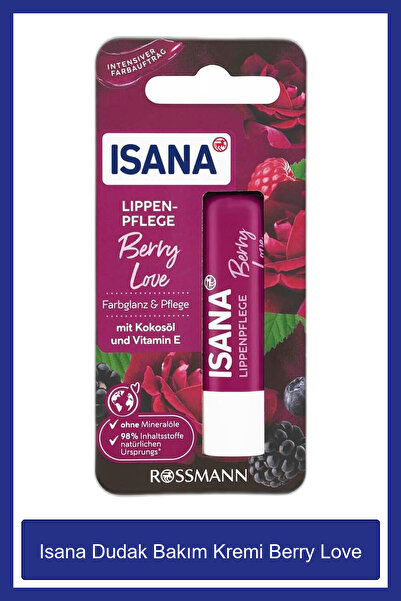 ISANA Dudak Bakım Kremi Berry Love