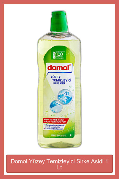 DOMOL Yüzey Temizleyici Sirke Asidi 1 Lt