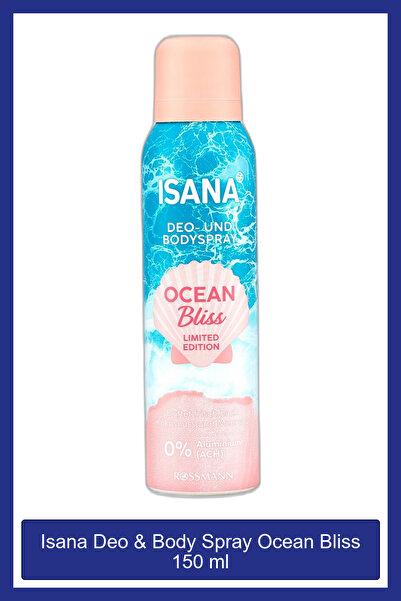ISANA Deo & Body Spray Ocean Bliss 150 ml