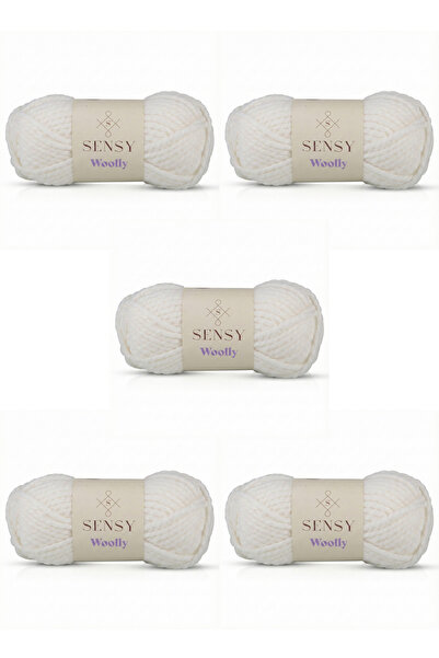 SENSY Μάλλινο νήμα πλεξίματος 5 τεμαχίων για χειροποίητο πλέξιμο, νήμα για κα...