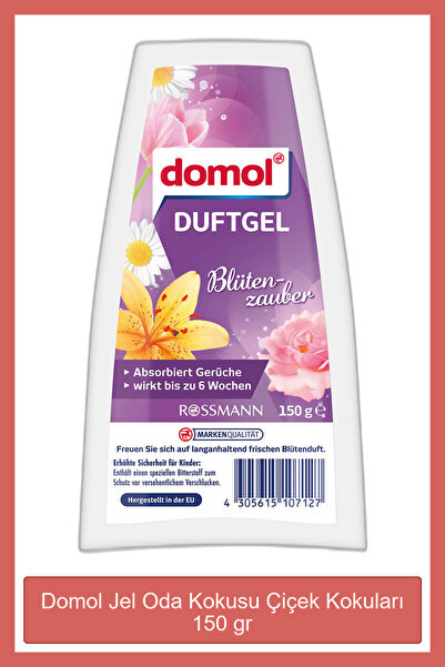 DOMOL Jel Oda Kokusu Çiçek Kokuları 150 gr