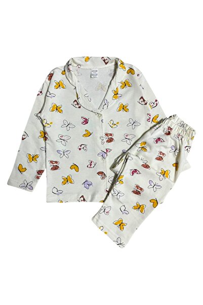 Fil Kids Σετ πιτζάμες για κορίτσια από 100% βαμβάκι σε λευκό χρώμα με σχέδιο ...