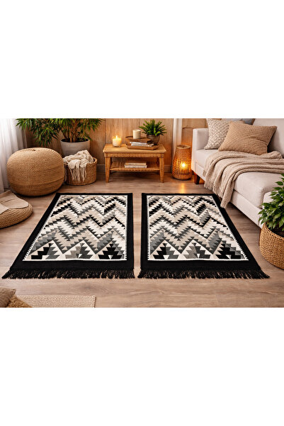 OEM 1+1 Covor tradițional cu două fețe, dimensiune 60 x 90 cm COTON01