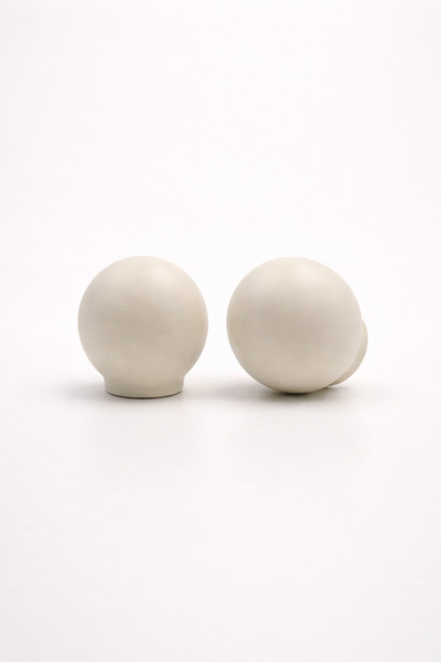 od orient design White - Wooden Drawer and Cabinet Handle Set of 2