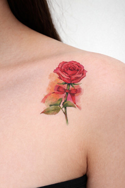 TAKIŞTIR Geçici Gül Figürlü Mini Dövme Tattoo