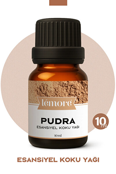 Lemore Pudra Uçucu Koku Yağı Buhurdanlık Yağı Difüzör Esansı Küre 10ml