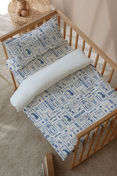 TBA COLLECTION Σετ Παπλωματοθήκη για Μωρά - 100x150 εκ. - Tile Stories