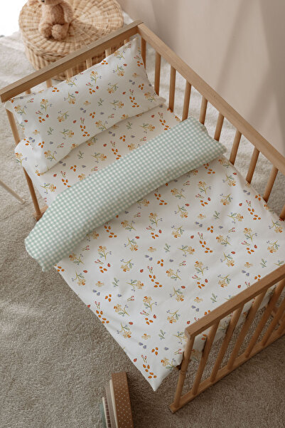 TBA COLLECTION Σετ Παπλωματοθήκη για Βρεφικό Κρεβάτι - 100x150 εκ. - Amber Me...