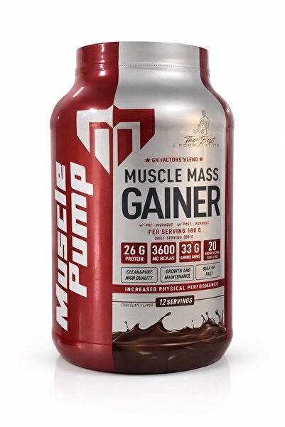MUSCLE PUMP Muscle Mass Gainer Çikolata 1200 Gr