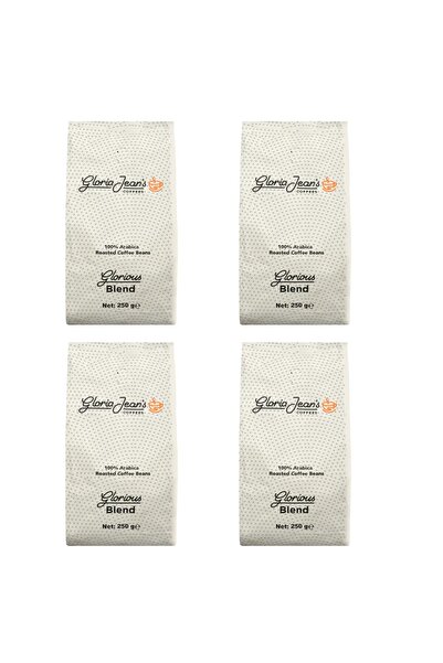 Gloria Jean's Coffees GLORİA JEANS'S GLORİOUS BLEND ÇEKİRDEK KAHVE 250 GR 4'L...