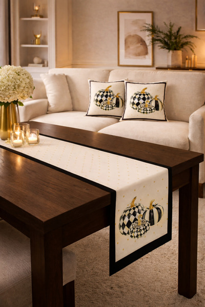 tarzınısec Επιλέξτε το στυλ σας: Σετ διακόσμησης σαλονιού με μοτίβο καρβέλι, ...