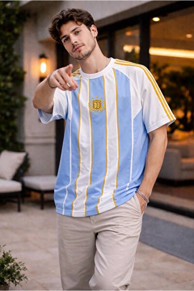 KUN SPORTSWEAR Αργεντινή βίντατζ ρετρό νοσταλγικό μπλουζάκι oversized